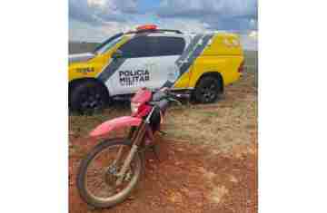 Rio Bonito do Iguaçu - PMPR recupera motocicleta furtada